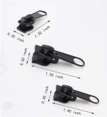 6Pcs Fix Zip Puller 3 Sizes Universal Instant Fix Zipper Repair Kit， Replacement Zip Slider Teeth Rescue Zippers Sewing Clothes - Image 2